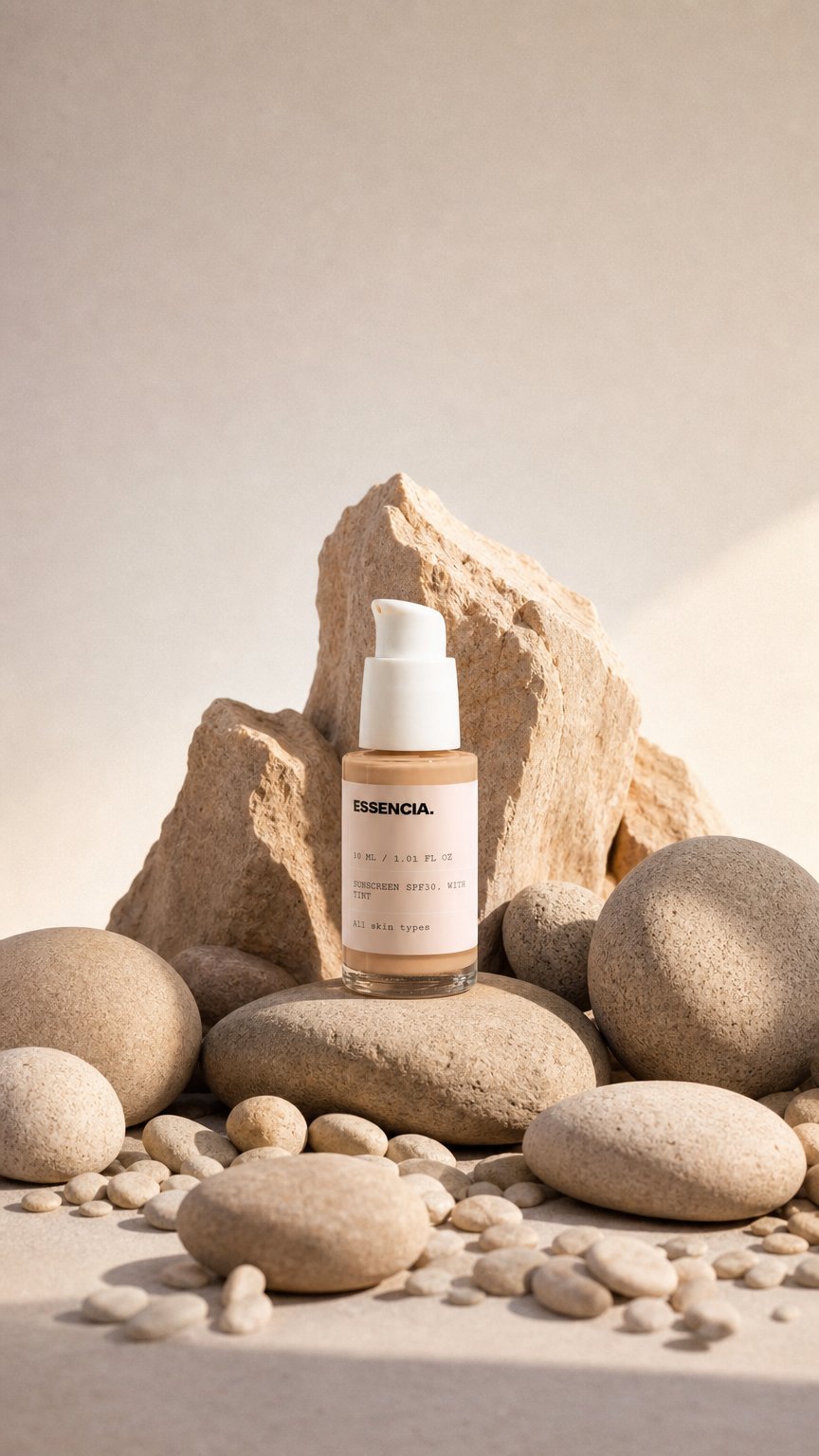 AI product shot of Sunscreen SPF30