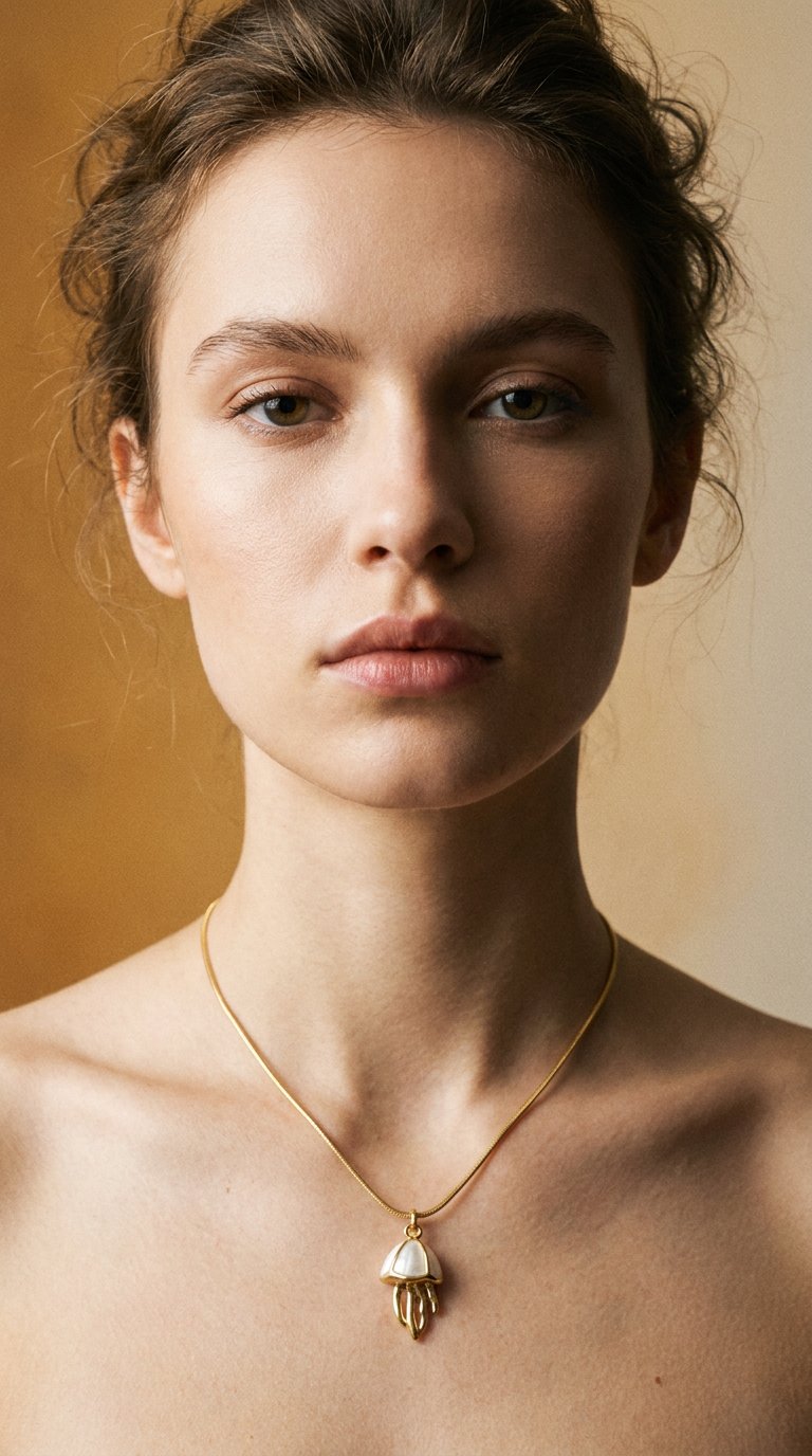 AI product shot of Jelly Babe Necklace