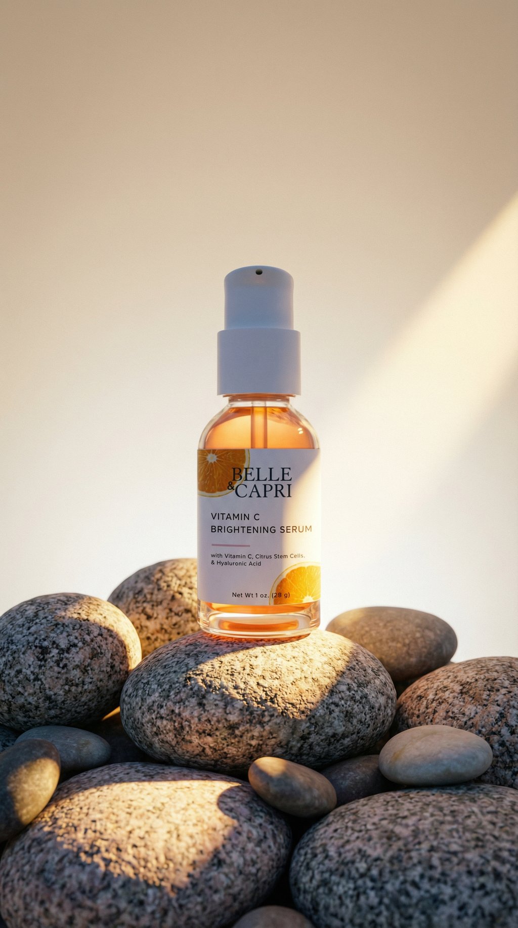 AI product shot of Vitamin C Brightening Serum