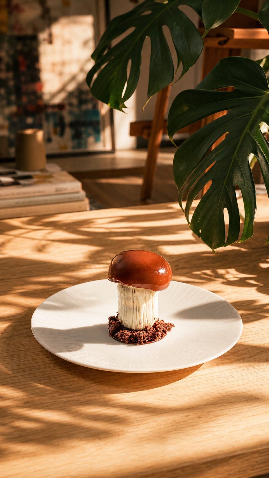 AI product shot of 秋の味覚アフタヌーンティー「恋が実る、秋を味わう-FALL IN LOVE, FALL IN FLAVOR-」