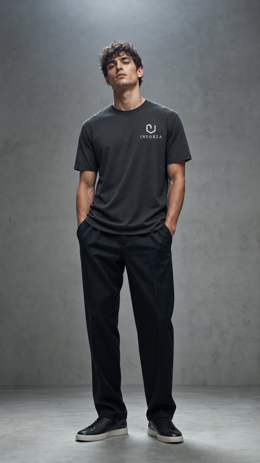 AI product shot of Inforza Across Back T-Shirt