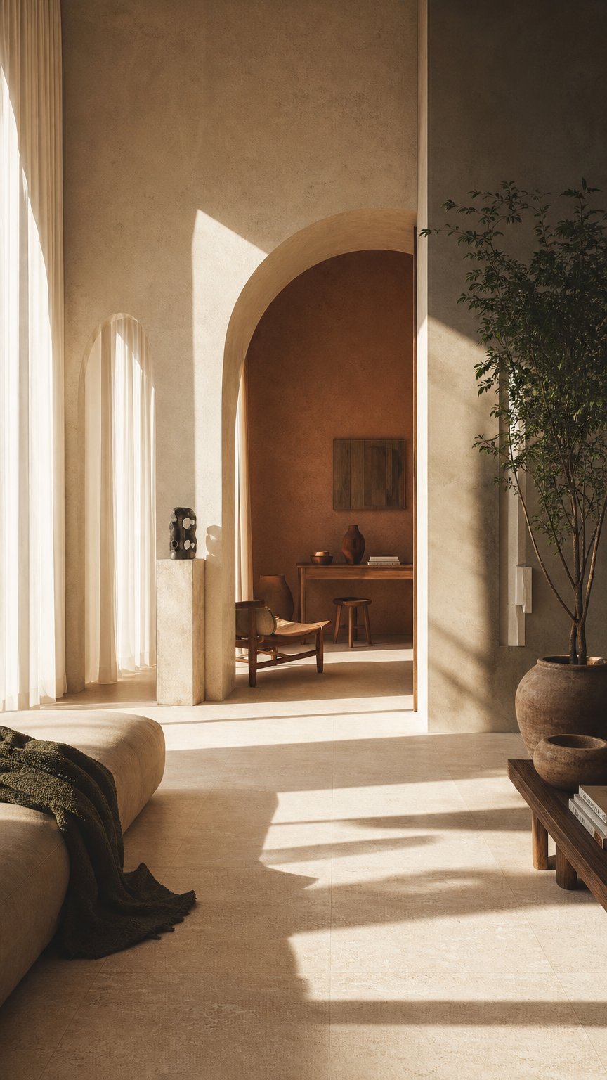 AI product shot of Travertina Ivory Matt Travertine Look Tile 300×300 (Code:03104)