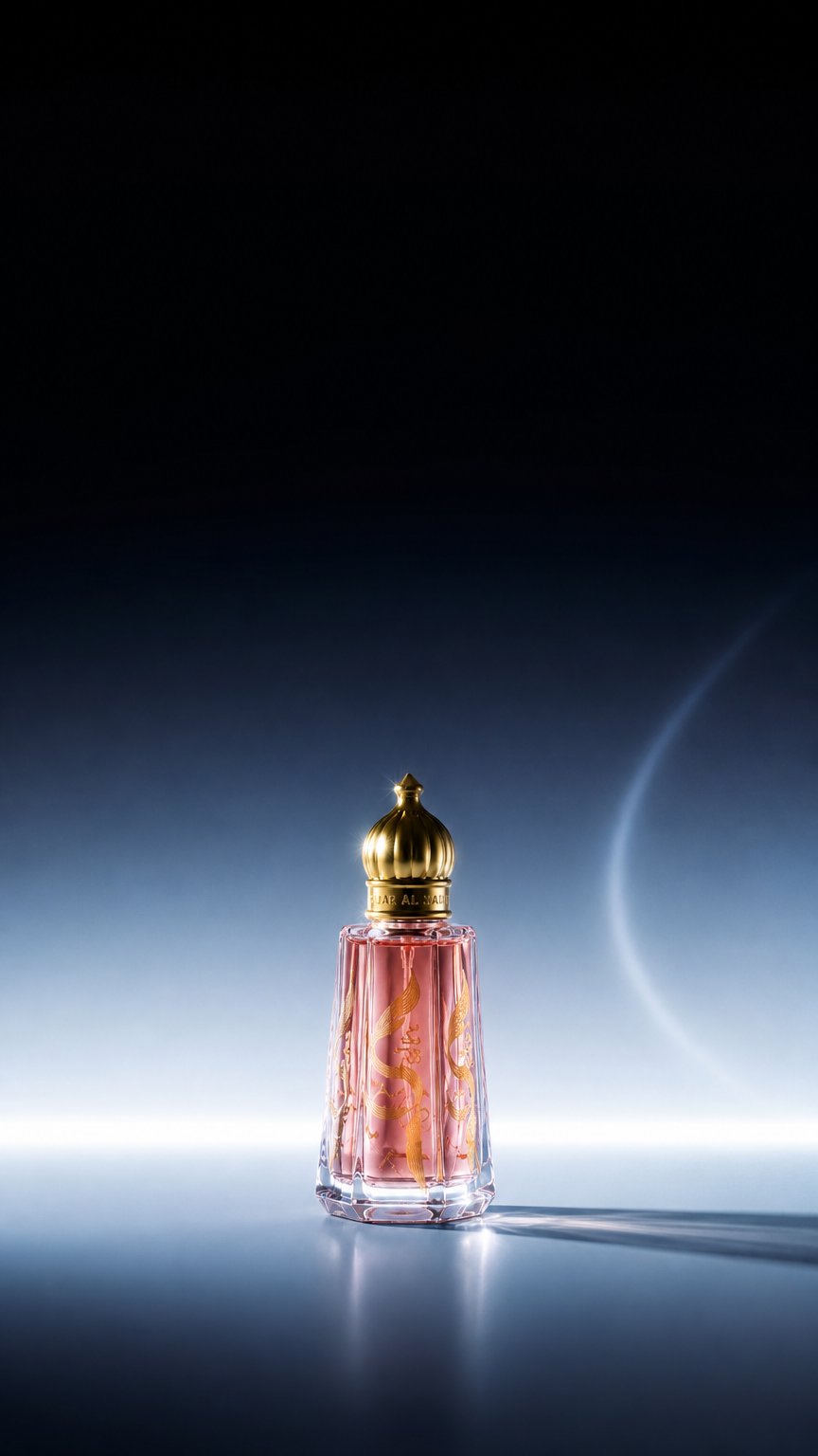 AI product shot of Qatar Al Nada - Perfume Oil