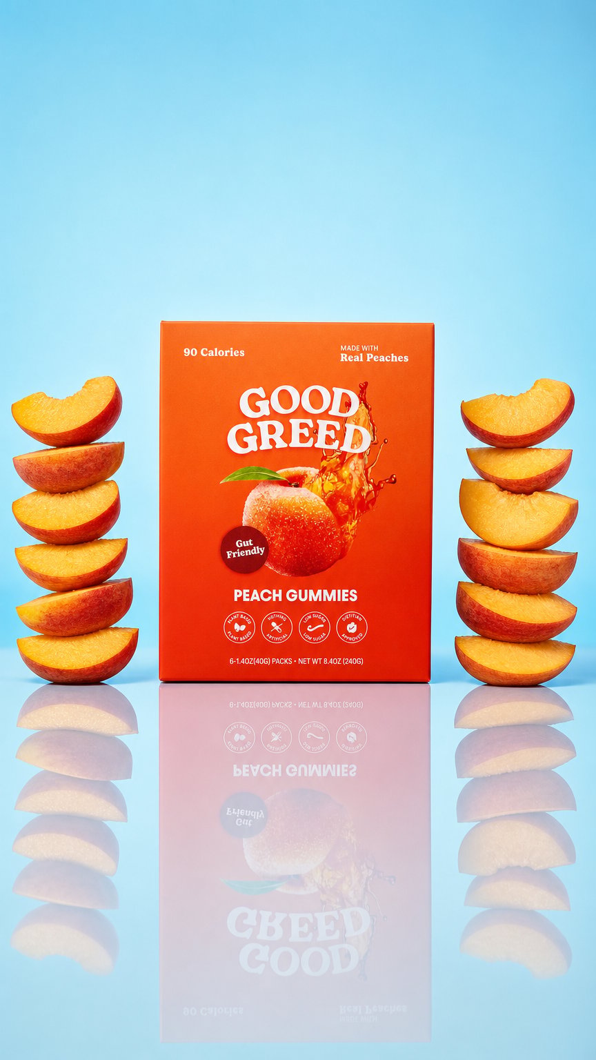 AI product shot of Peach