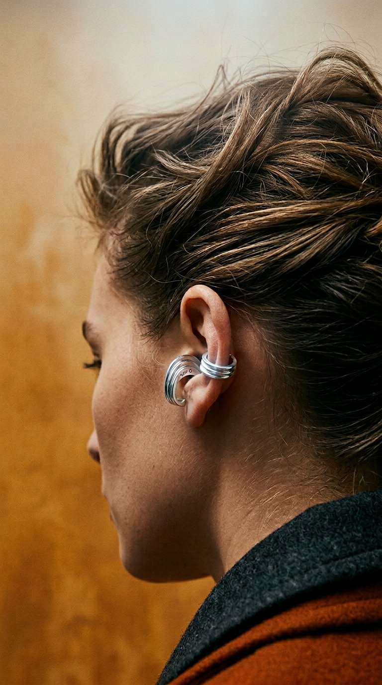 AI product shot of PIERCING NAMI 3 RINGS
