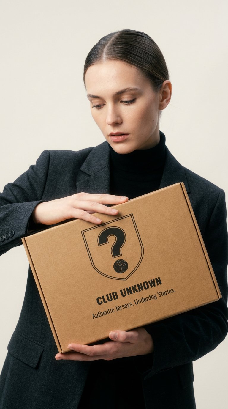 AI product shot of Club Unknown Mystery Box