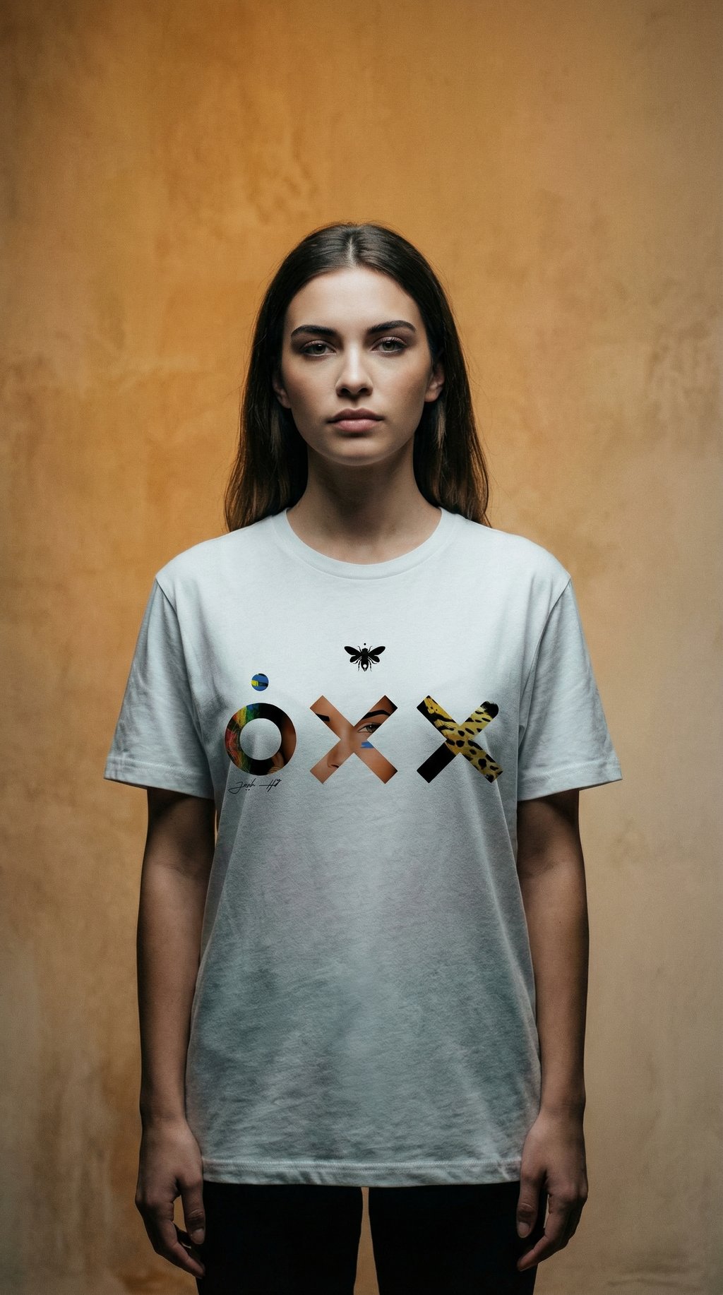 AI product shot of Blush in Brazil Unisex premium Tee