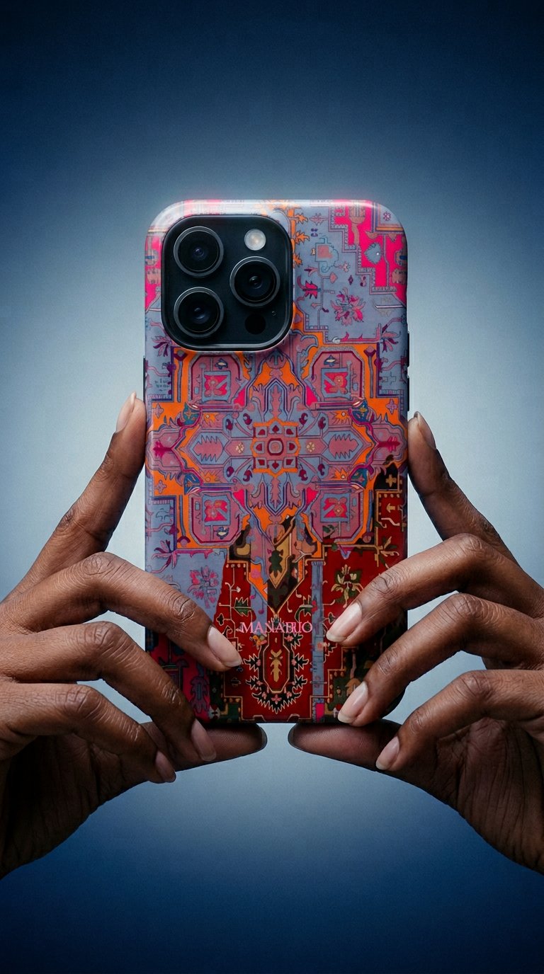 AI product shot of Kilim