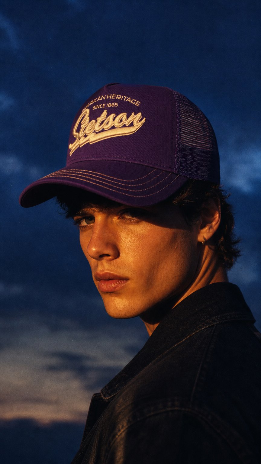 AI product shot of Stetson American Heritage Cap - Lilla
