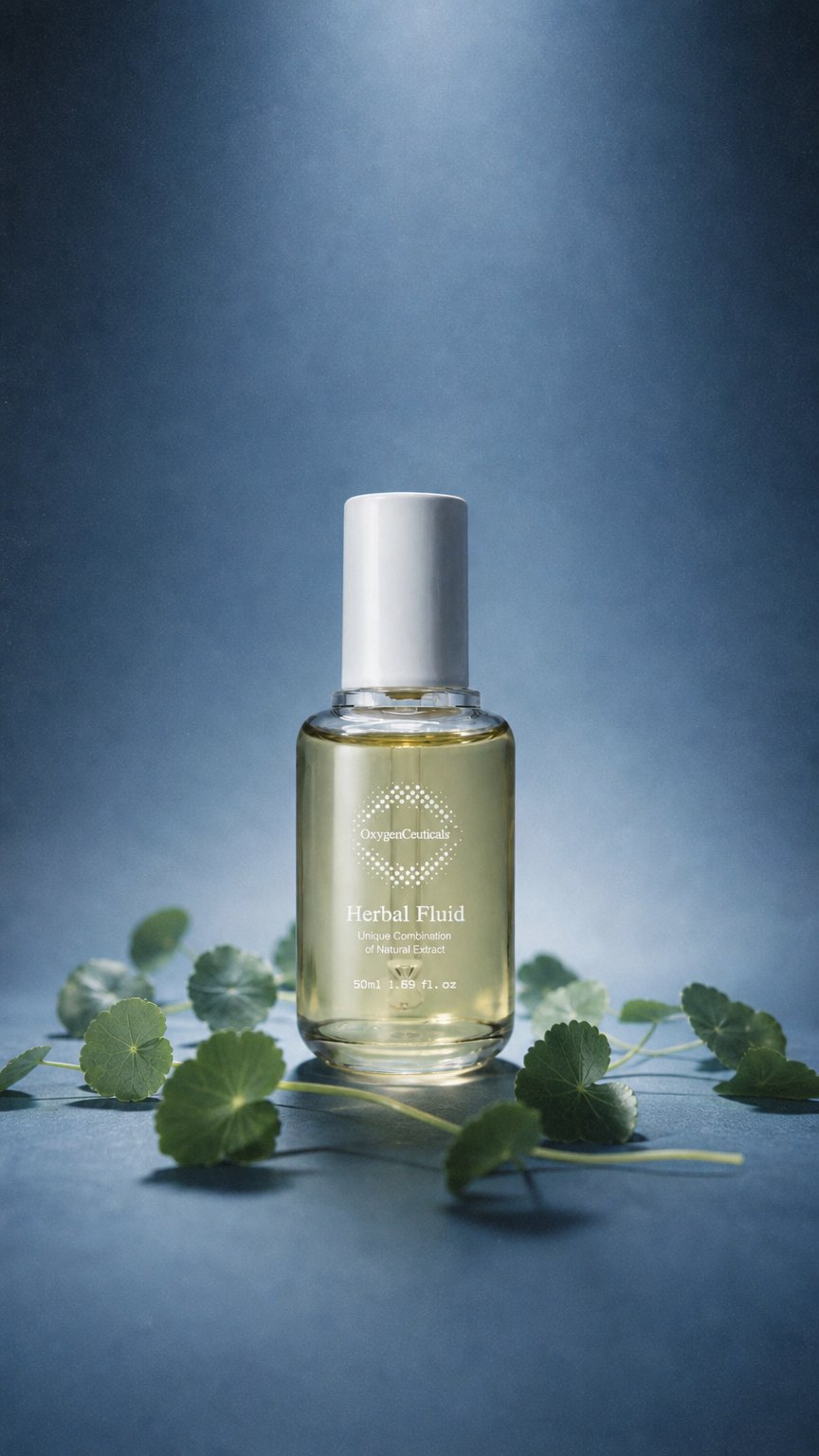 AI product shot of Herbal Fluid Face Serum