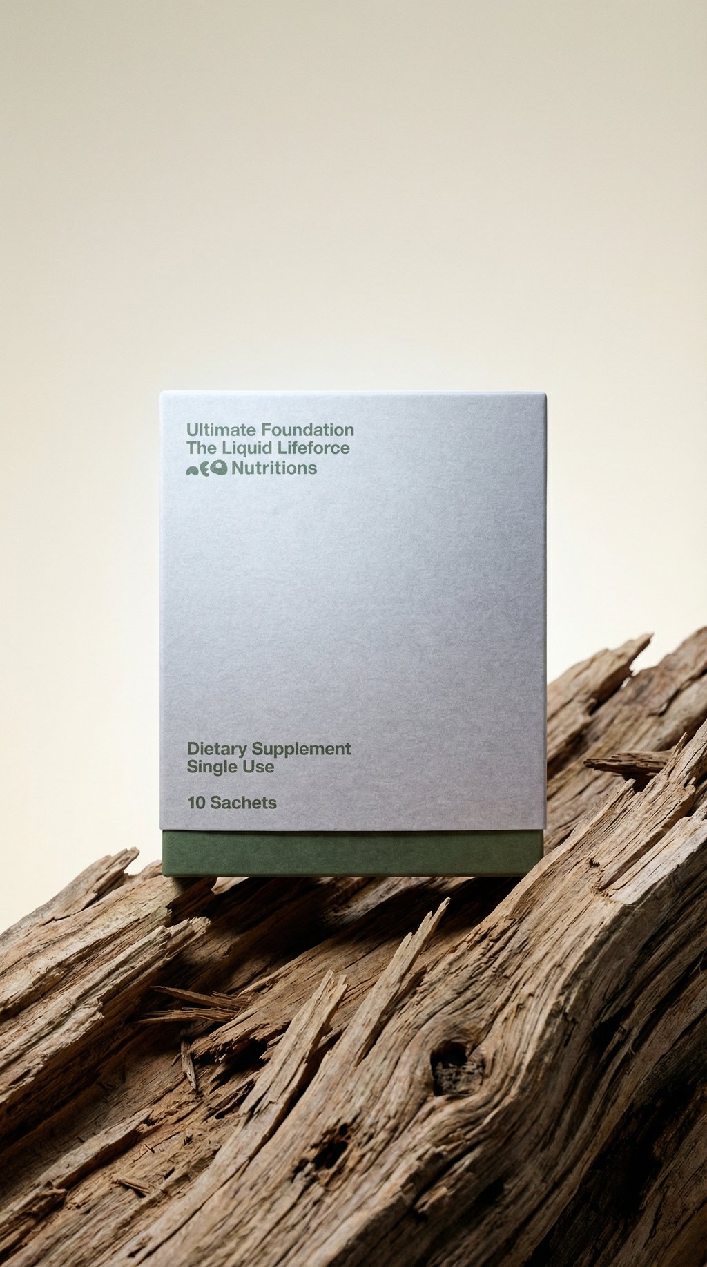 AI product shot of neoNutritions® Ultimate Foundation - Organic Superfood Powder for Daily Vitality