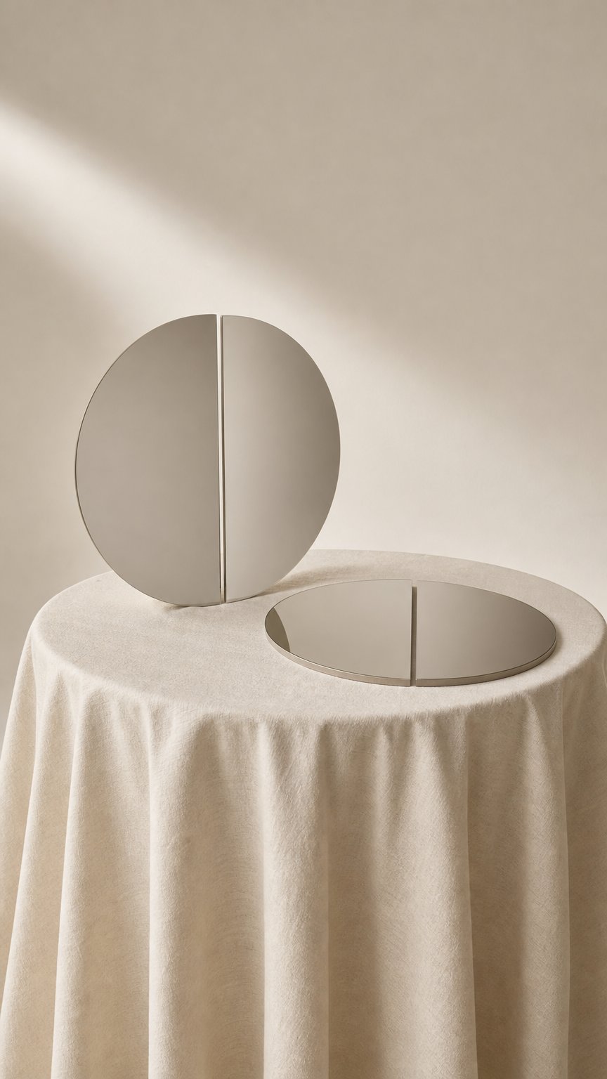 AI product shot of Zestaw luster Half Circle Zen