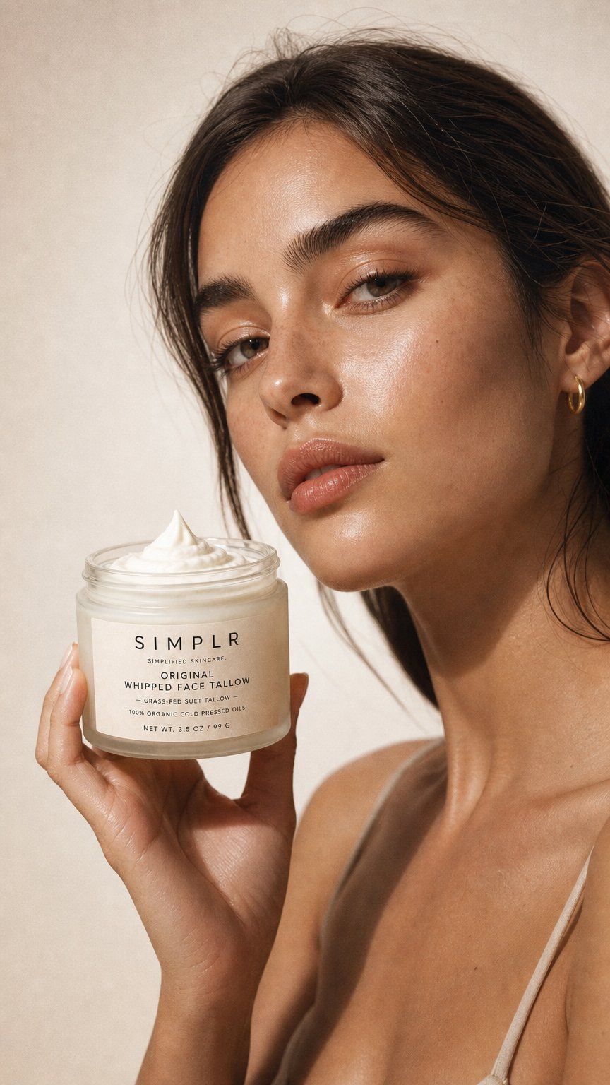 AI product shot of Original Whipped Face Tallow