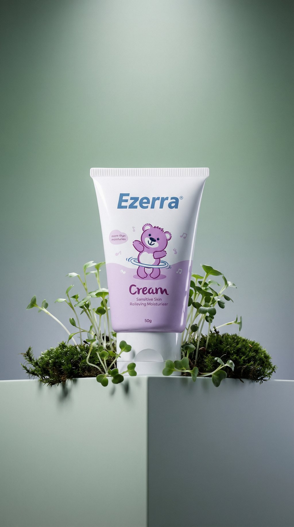 AI product shot of 【Ezerra】Ezerra Cream 濕敏修護膏 25g / 50g