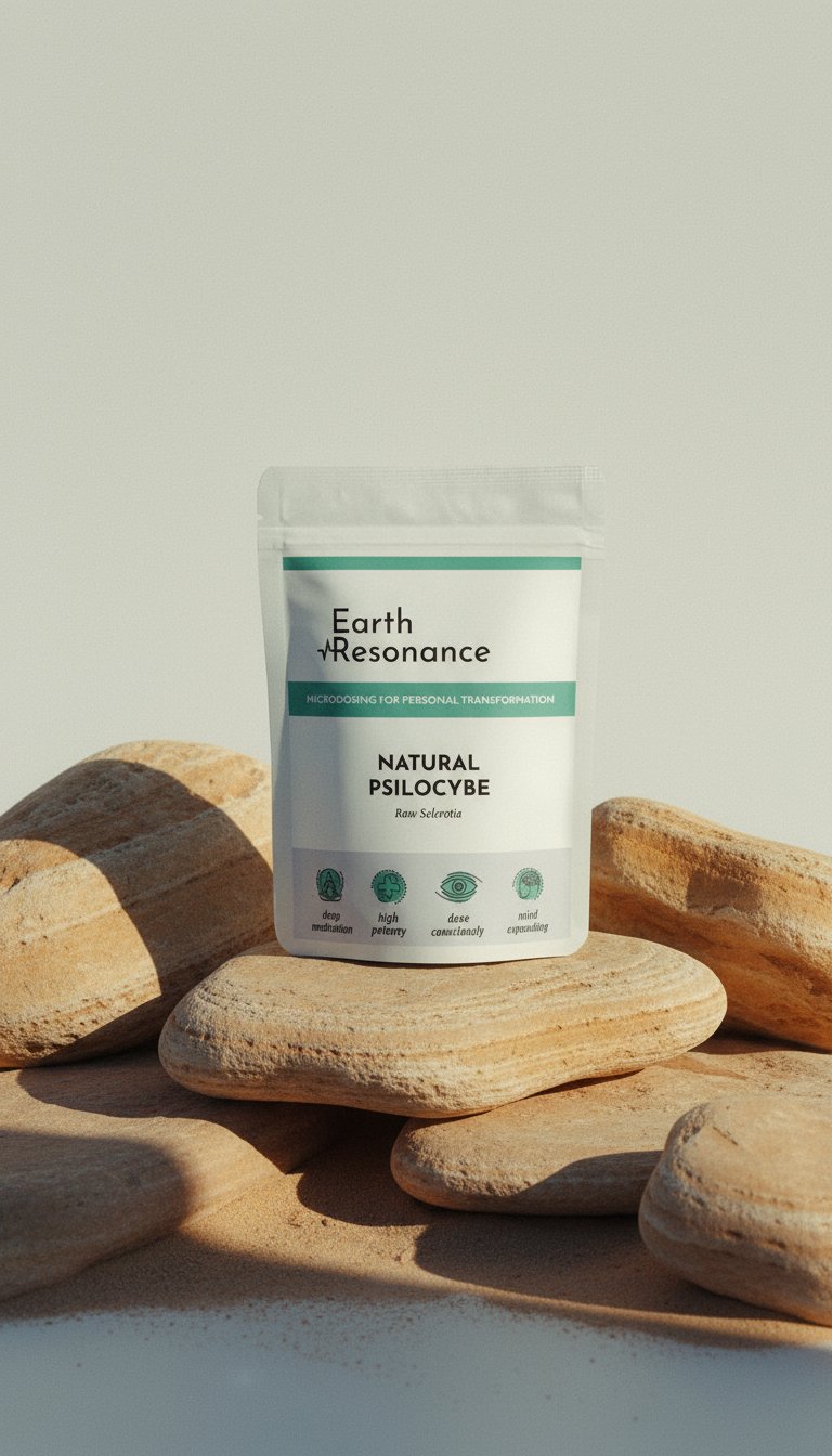 AI product shot of Natural Psilocybe - Microdosing Cycle