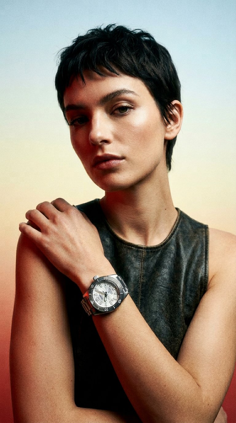 AI product shot of Seiko Prospex 1965 Heritage Diver’s 60th Anniversary Limited Edition