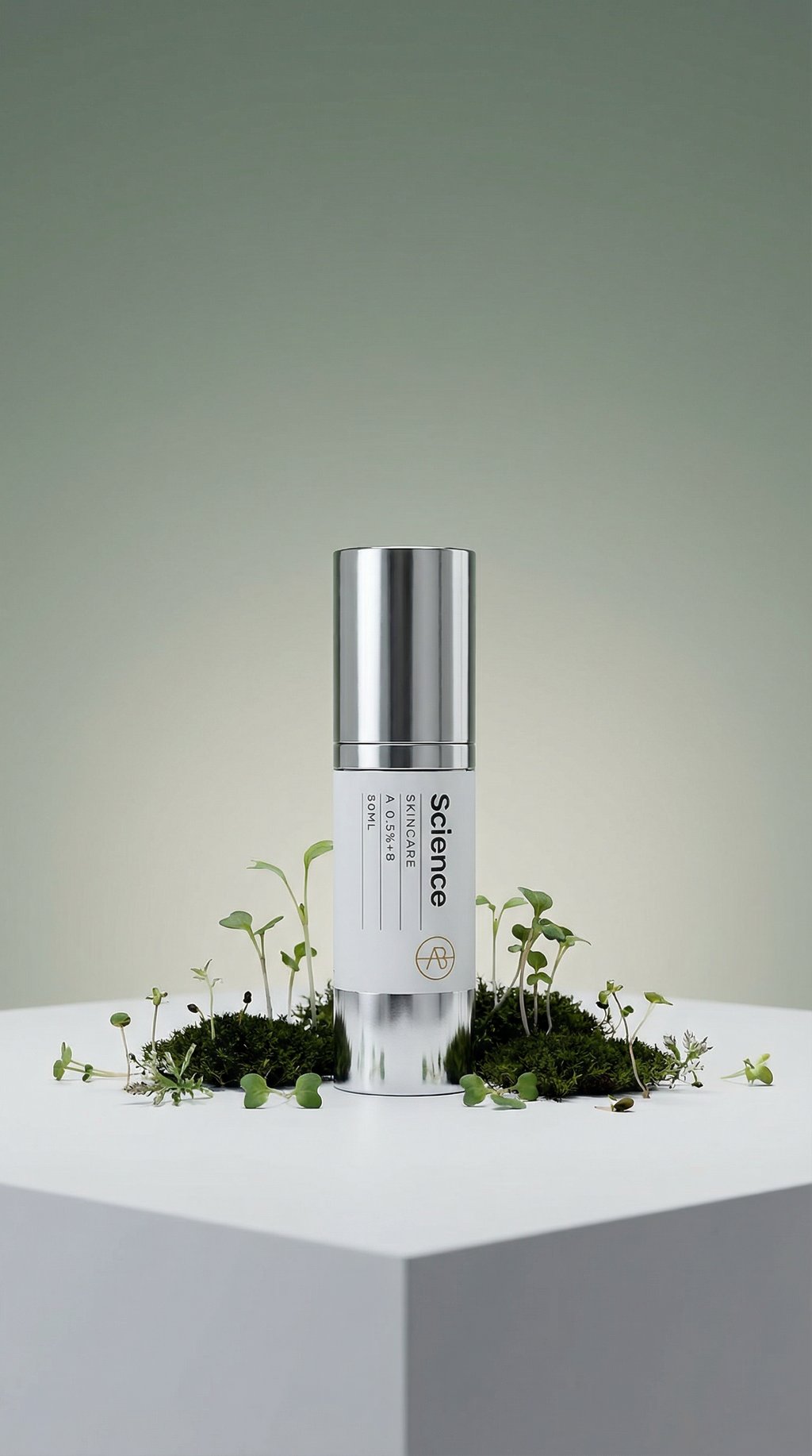 AI product shot of Vitamin A 0.5% & B3 Serum