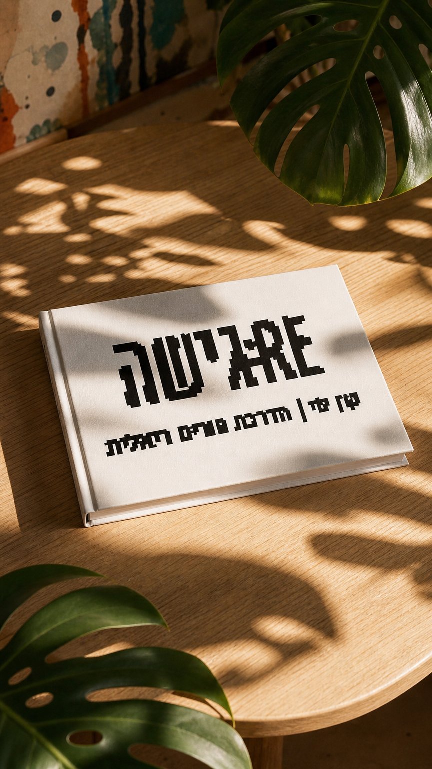 AI product shot of להתחיל ברגל ימין - הדרכה מעשית על הסתגלות לאימהות לילדים בני 1-5
