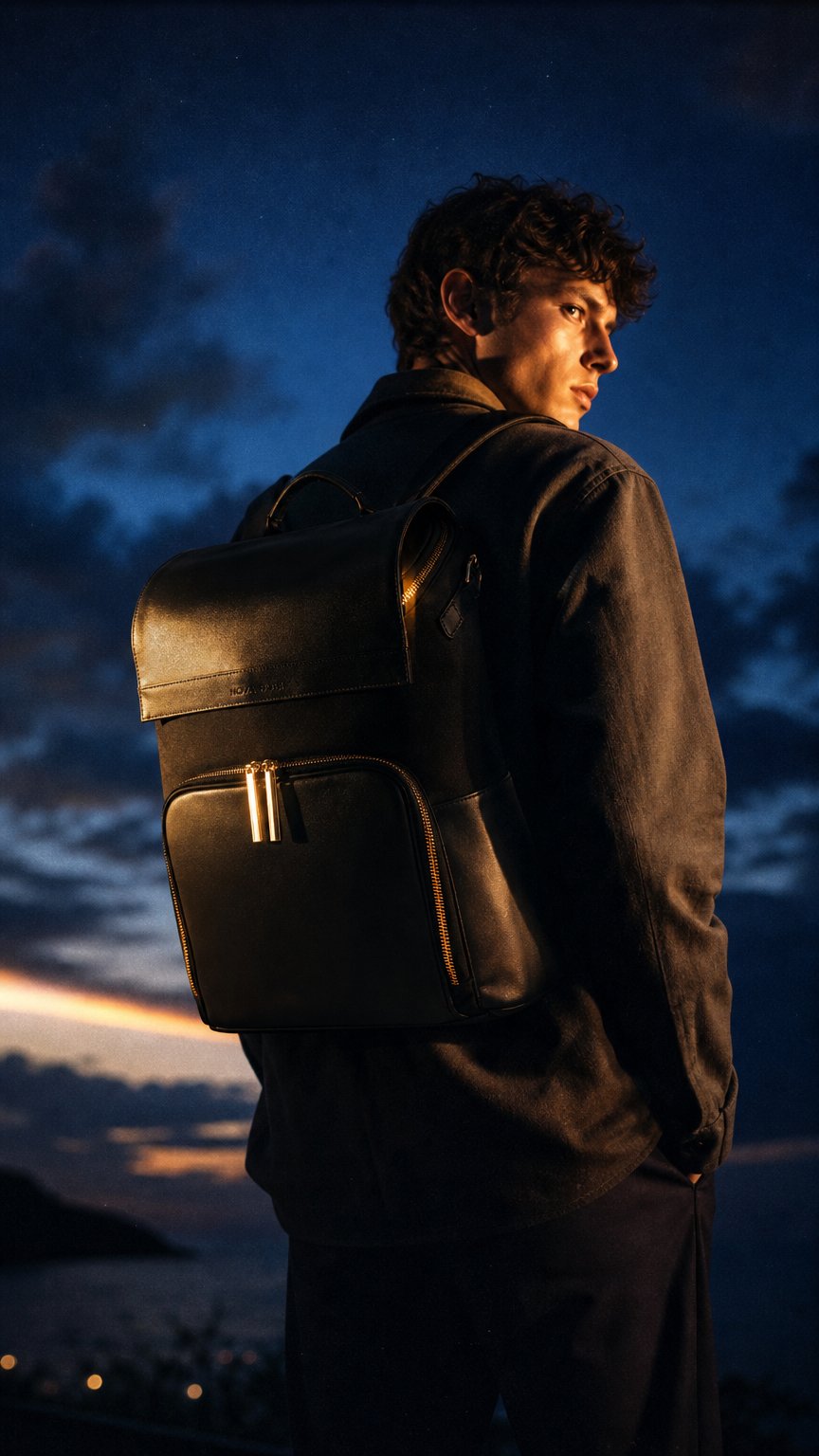 AI product shot of The Billie Backpack