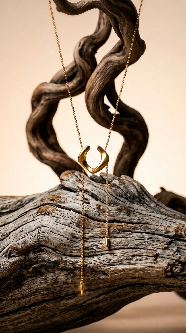 AI product shot of ENTERO 7-IN-1 CUFF-NECKLACE IN STERLING SILVER
