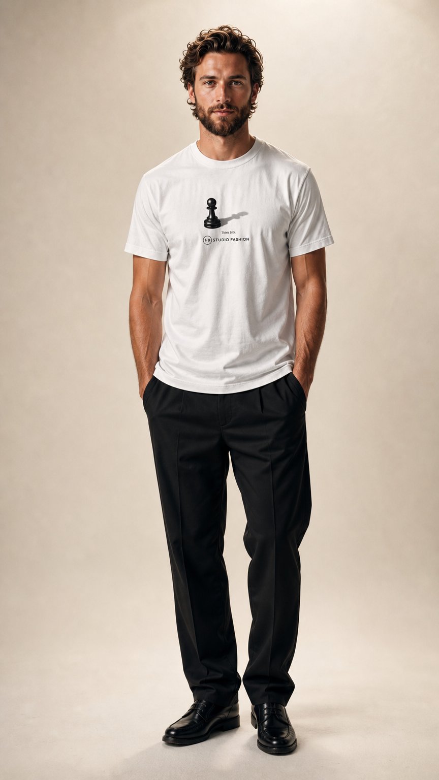 AI product shot of T-Shirt Chess