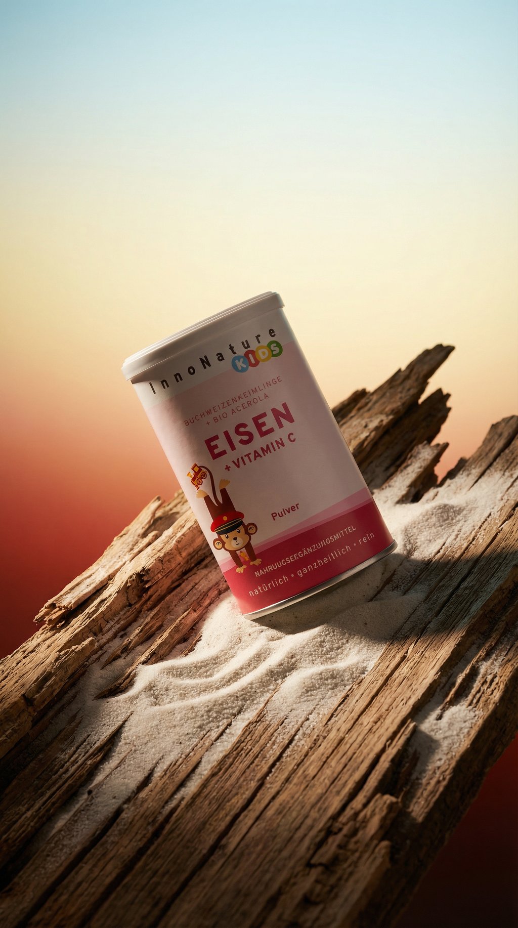 AI product shot of Eisen Kids Pulver