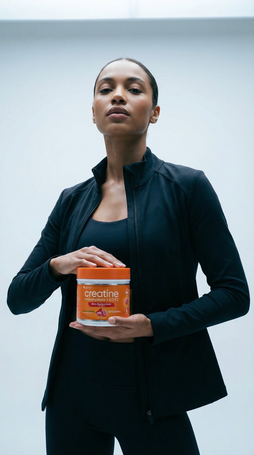 AI product shot of Creatine Gummies with D3 & K2