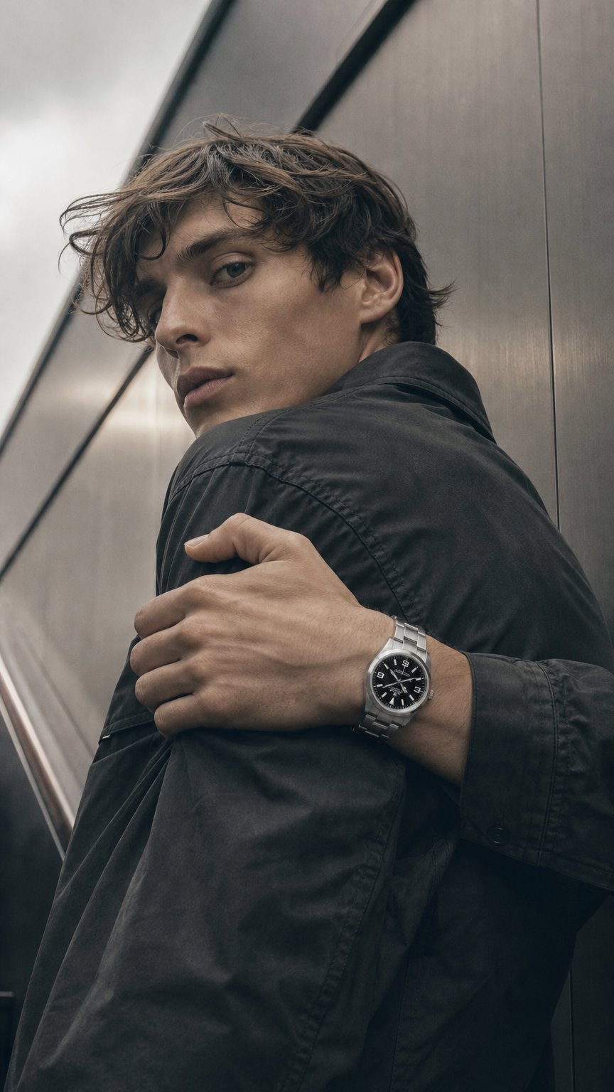AI product shot of Rolex Explorer I 124270 36mm