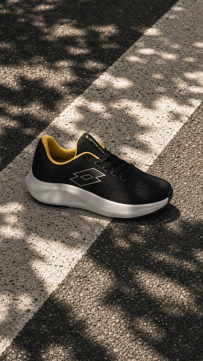 AI product shot of SPEEDRIDE 900 SHOES BLACK
