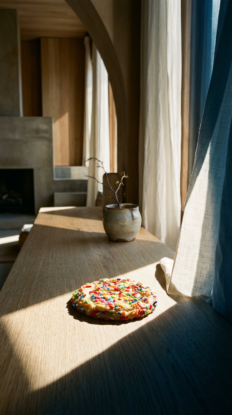 AI product shot of Confetti Cookie