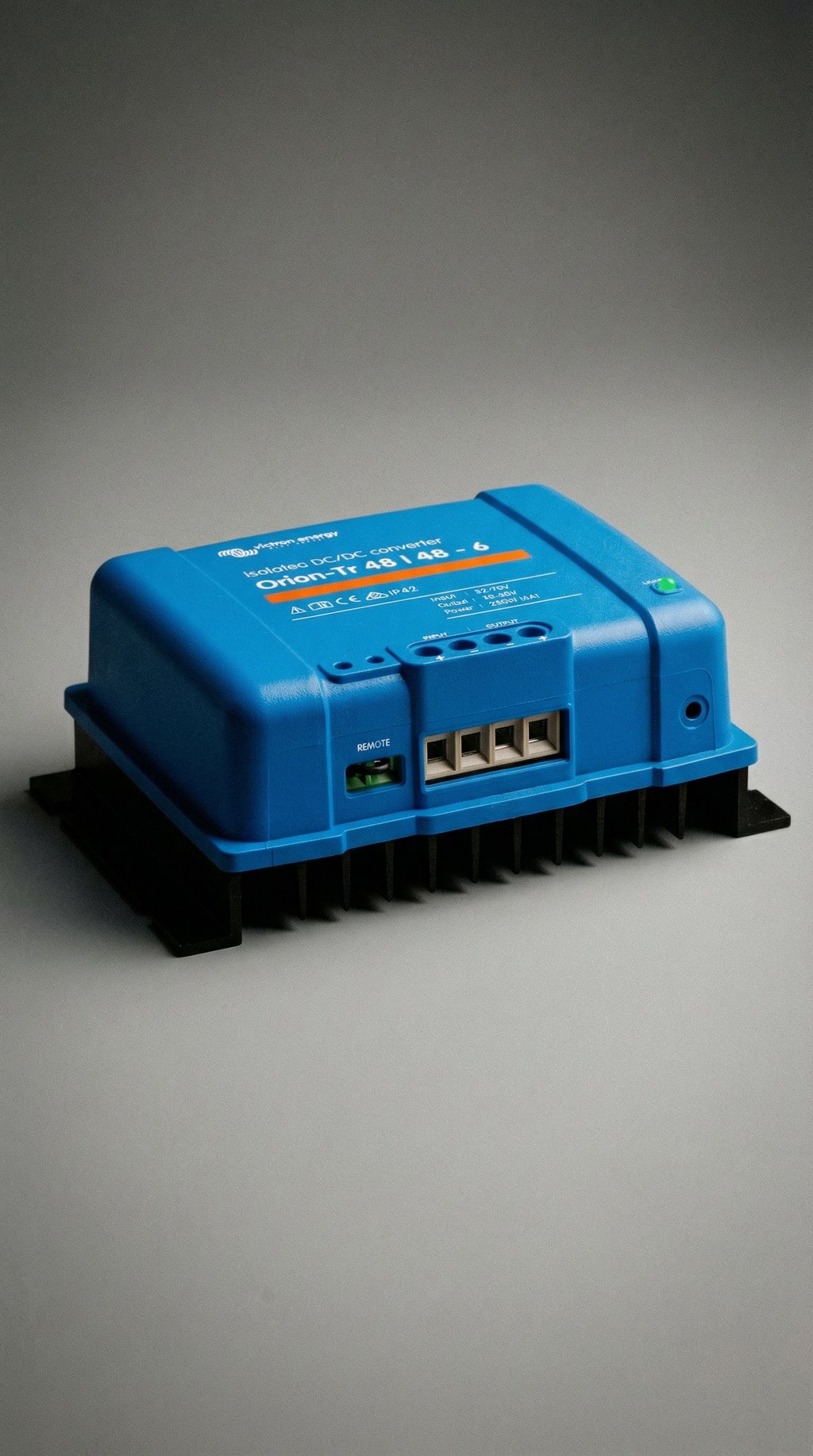 AI product shot of Victron Orion-Tr 48/48-6A (280W) Isolated DC-DC converter