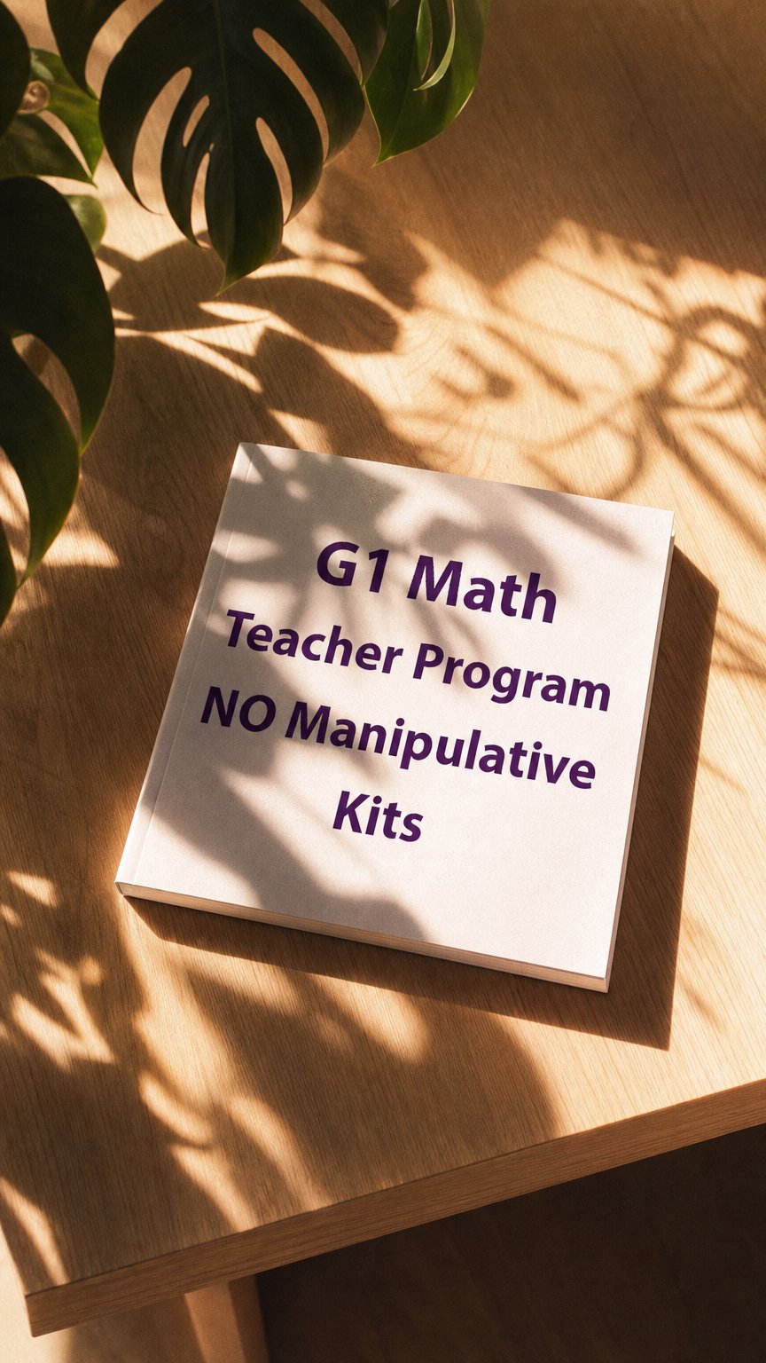 AI product shot of TEACHER PROGRAM NO KIT