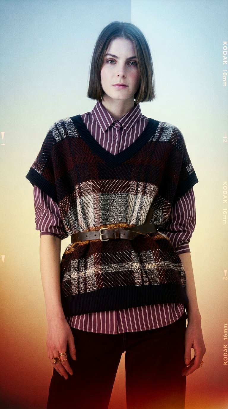 AI product shot of Marlon Stripe Shirt