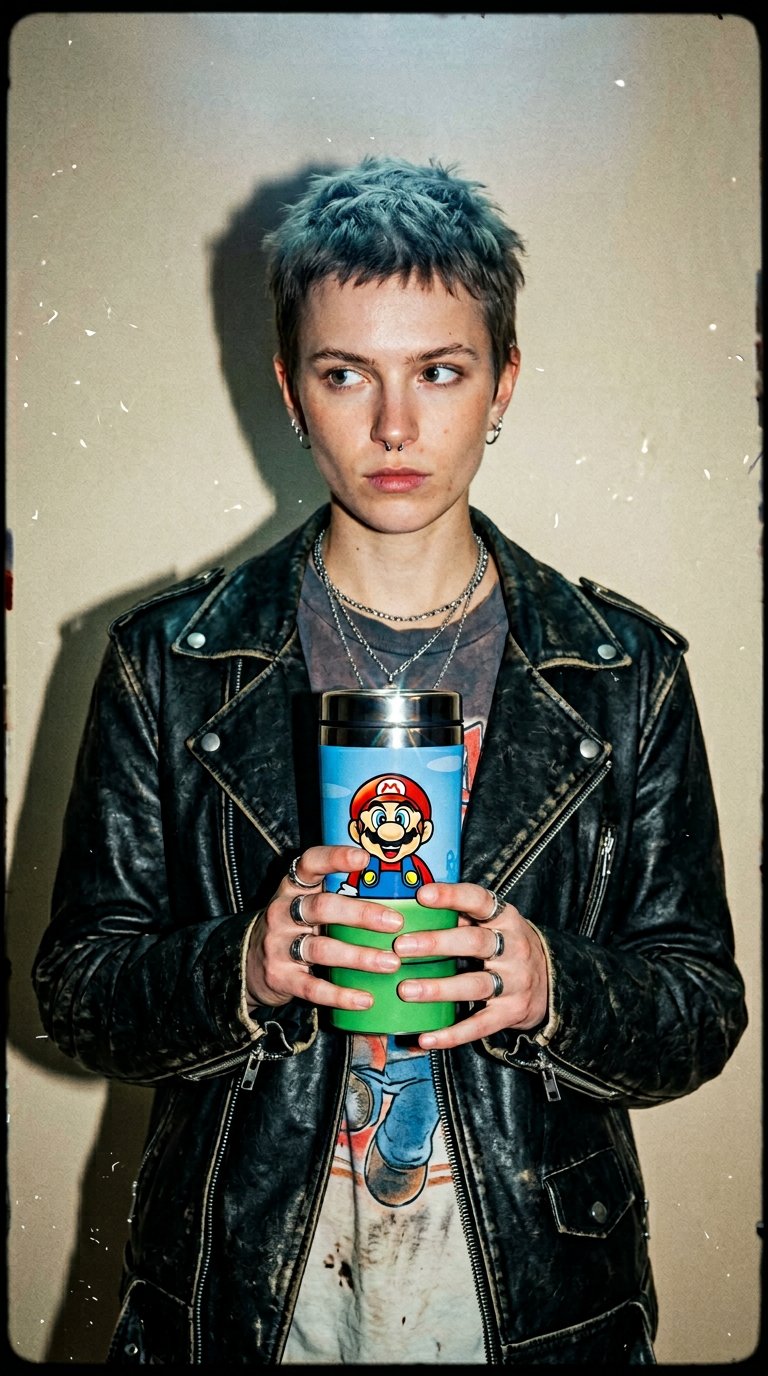 AI product shot of Paladone Nintendo Super Mario Warp Pipe Travel Mug - Officially Licensed Nintendo Stainless Steel Flask, Keeps Drinks Hot & Cold, Great for Commuting, Retro Gamer Gift, 450ml (15 fl oz)