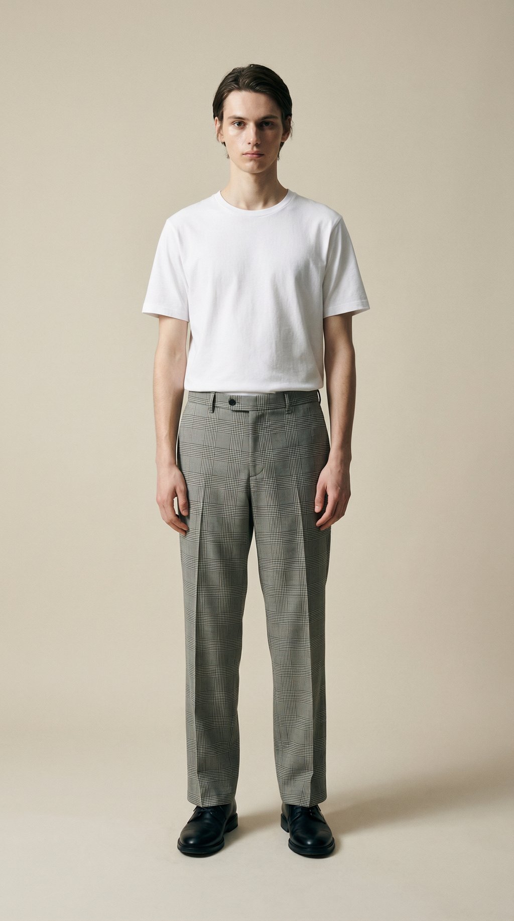 AI product shot of Wide Slacks | Check