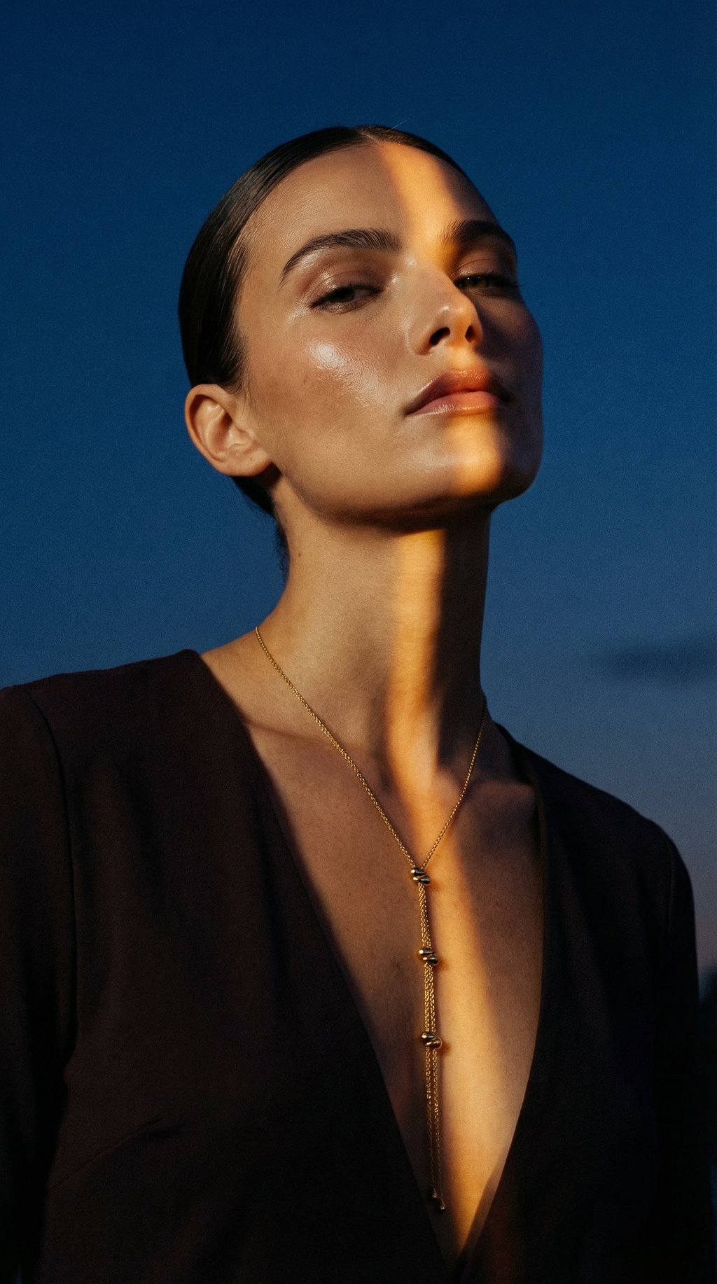 AI product shot of PEPITA 6-IN-1 NECKLACE IN 14K GOLD