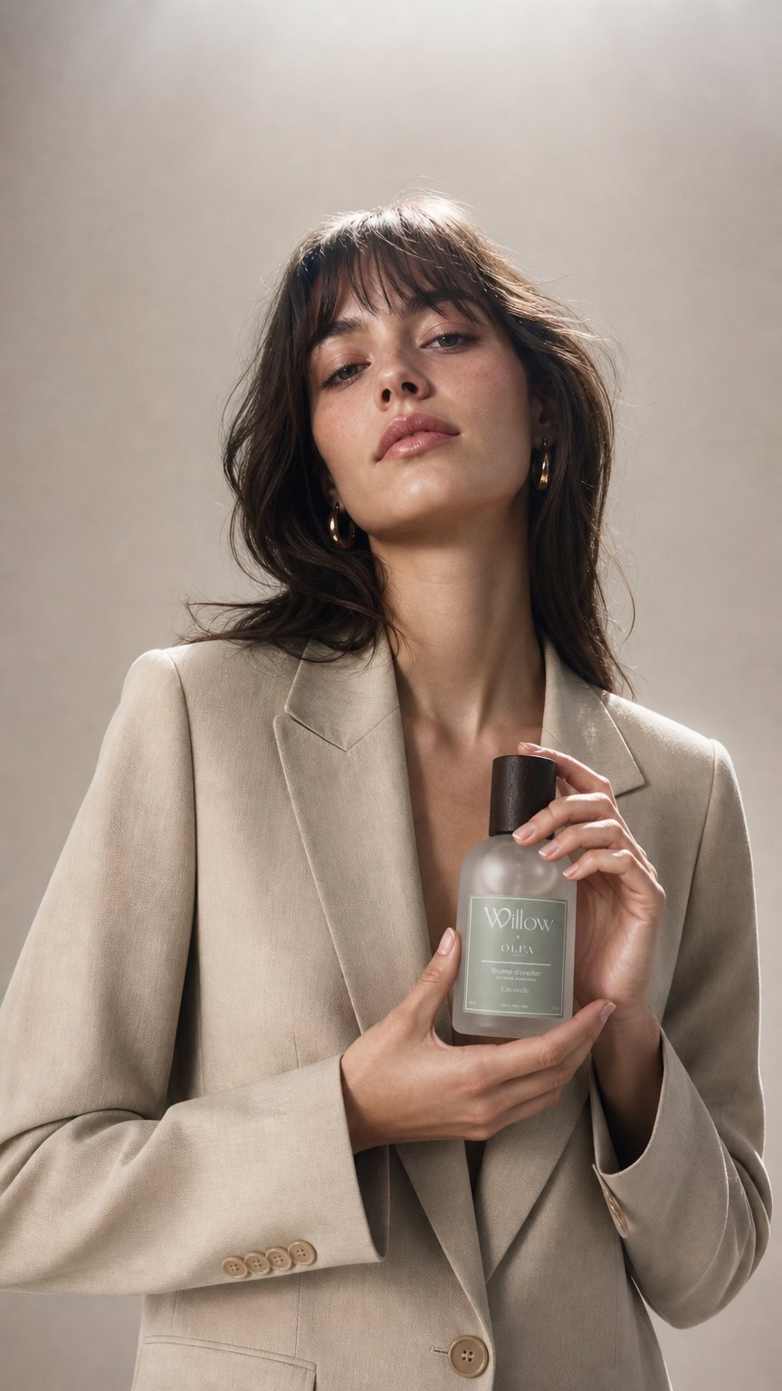 AI product shot of Brume d’oreiller 100% naturelle