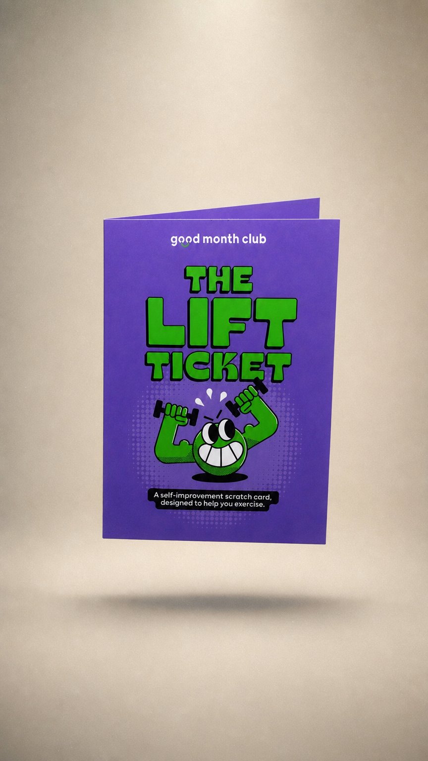 AI product shot of The Lift Ticket