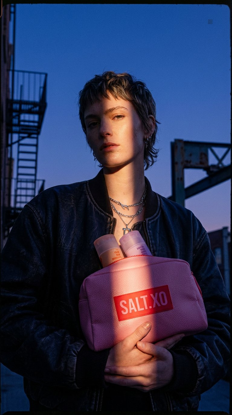 AI product shot of Salt.xo Essentials Travel Bag