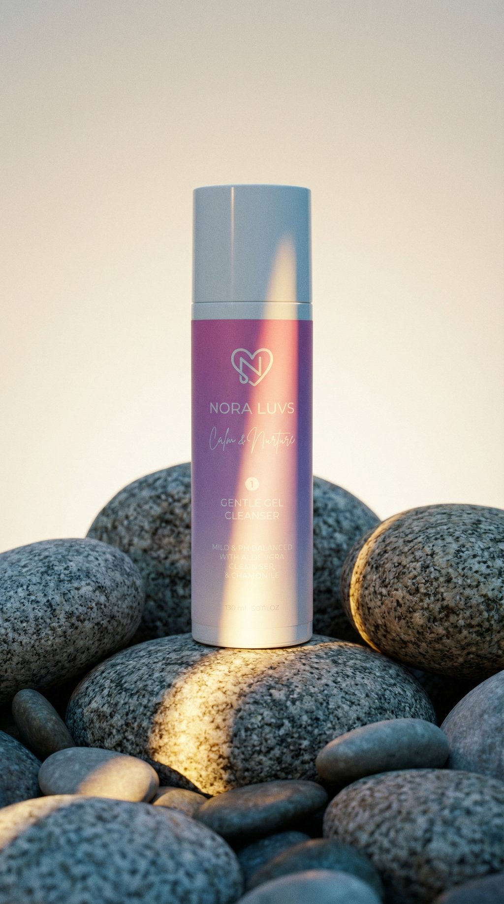 AI product shot of Calm & Nurture Gentle Gel Cleanser