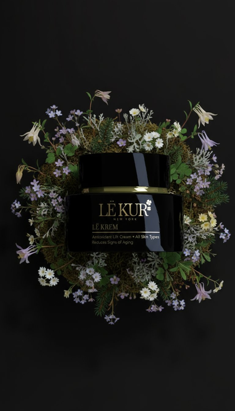 AI product shot of LË KREM
