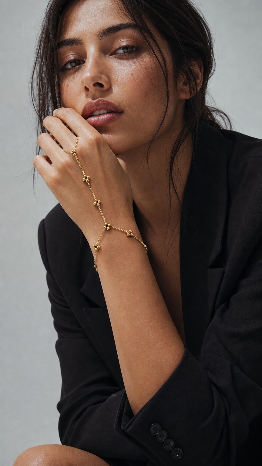AI product shot of Ravi Hand Chain