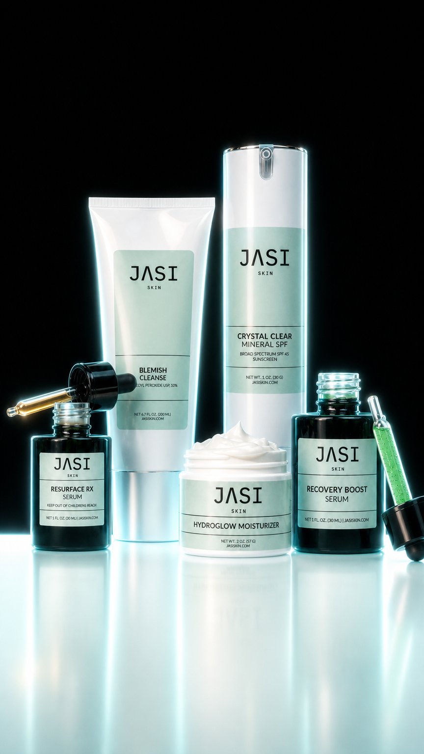 AI product shot of The Clear Skin Bundle