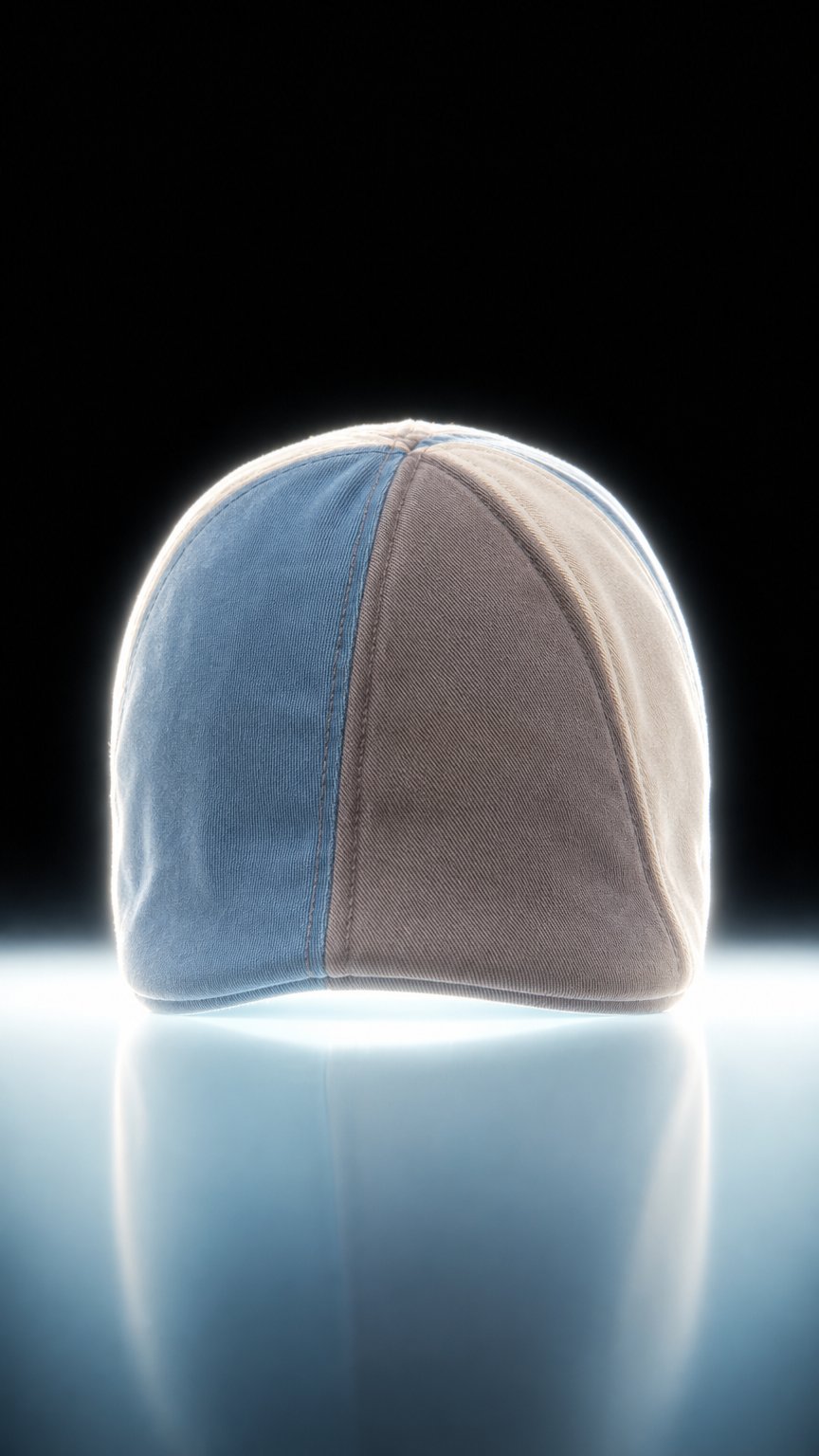 AI product shot of The Sailor: Sand and Sea Boston Scally Cap - Patchwork