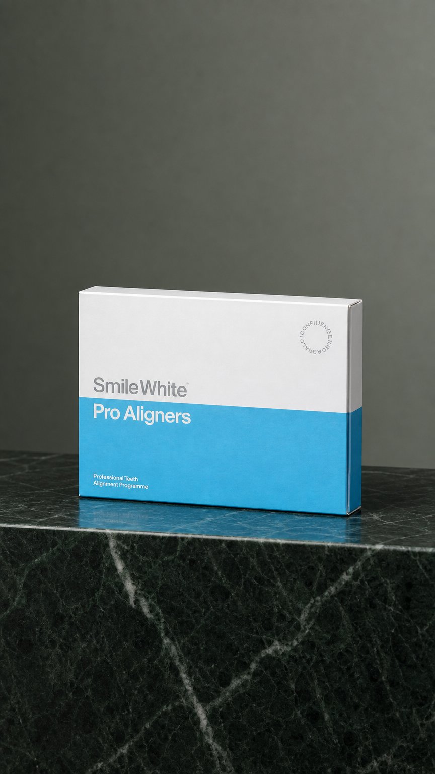 AI product shot of Clear Aligners - Dual Arch (top and bottom teeth)/Moderate (PAYG)