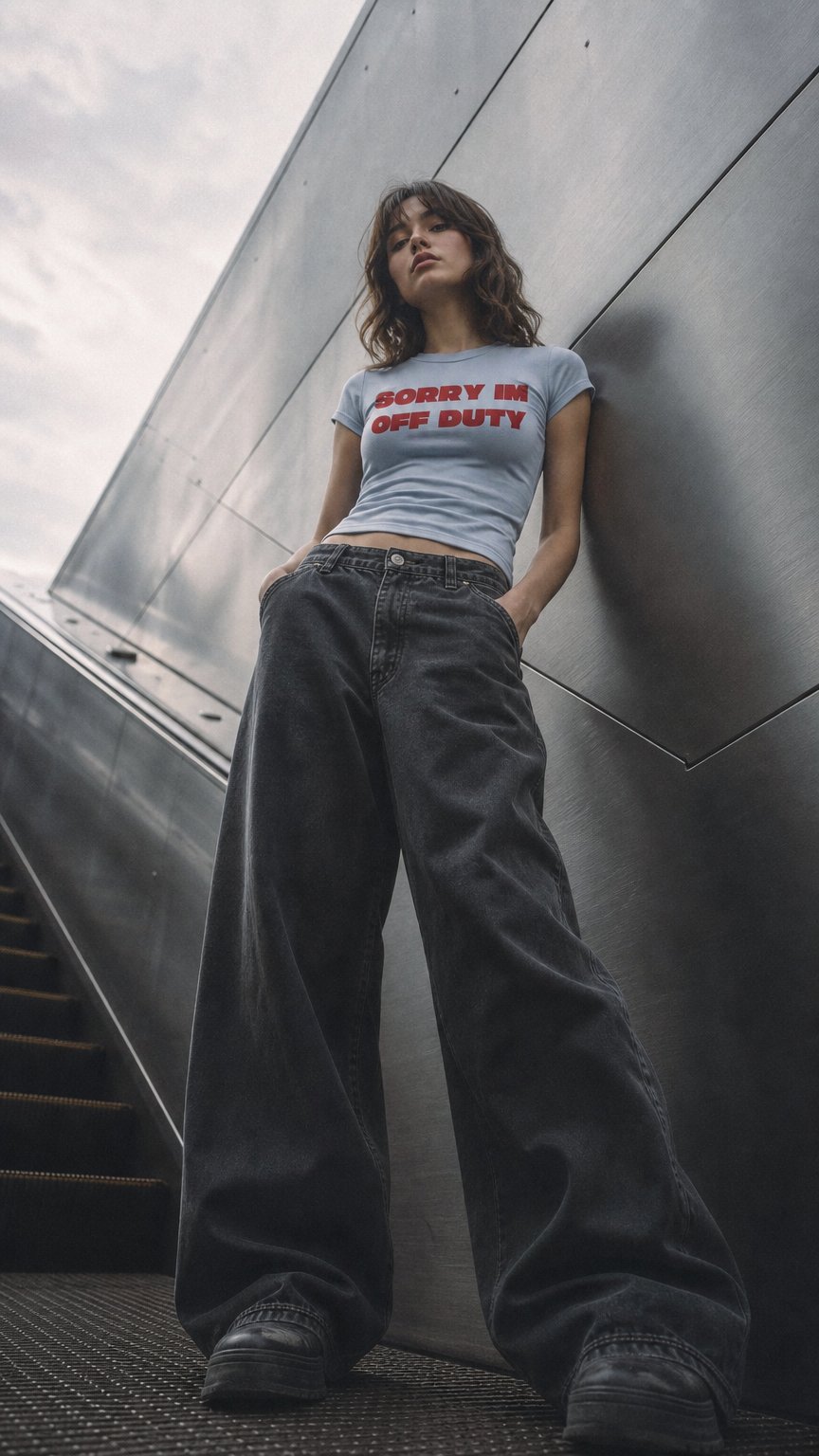 AI product shot of Member Tee - Powder Blue/Red