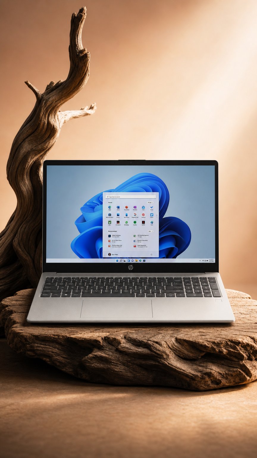 AI product shot of HP 15-fd(インテル)