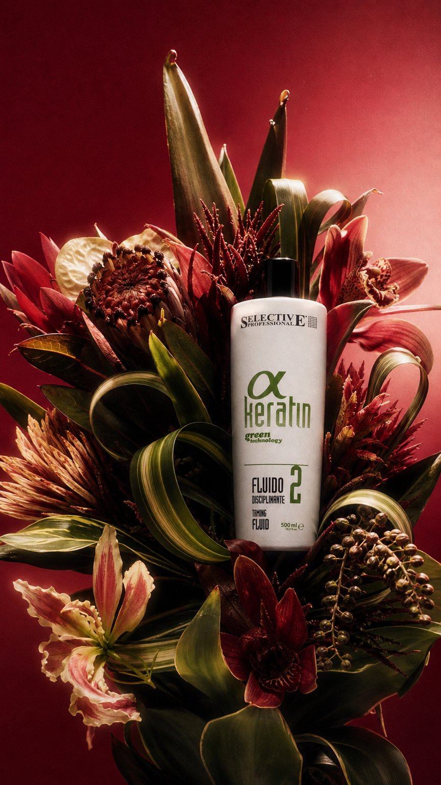 AI product shot of Selective Professional Keratin No2 Taming Fluid 500ml