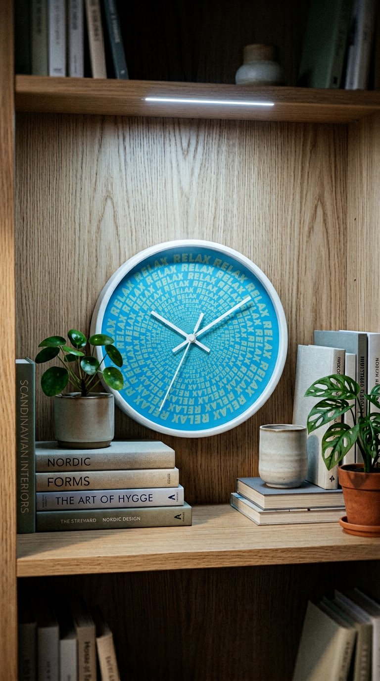 AI product shot of Rolax 10" Wall Clock