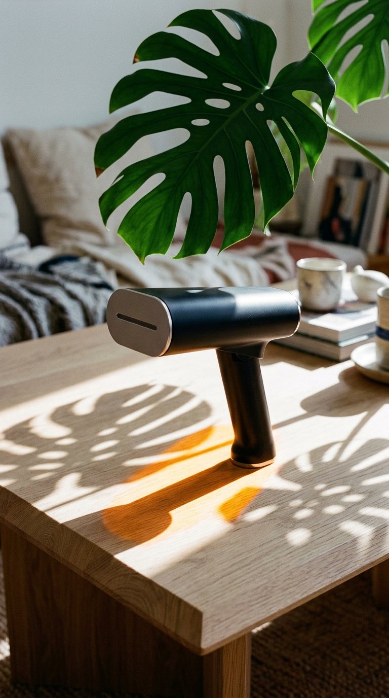AI product shot of James Handheld Steamer